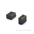 Conector fêmea SMT 8P do cabeçalho do passo de 2,54 mm